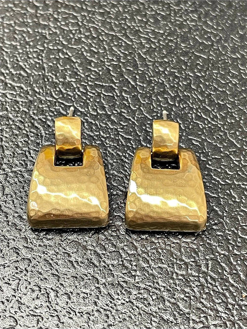 Brighton Gold tone Live Laugh Love Drop Earrings